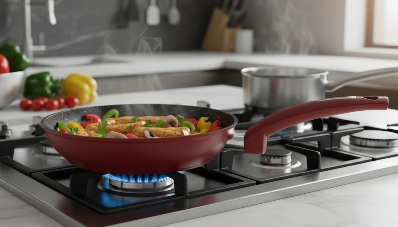 Panvica Metal Red Line 26 cm